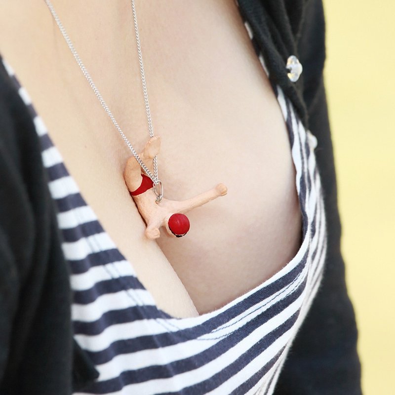 タニマダイバーNecklace / ハイダイバー - 项链 - 塑料 红色