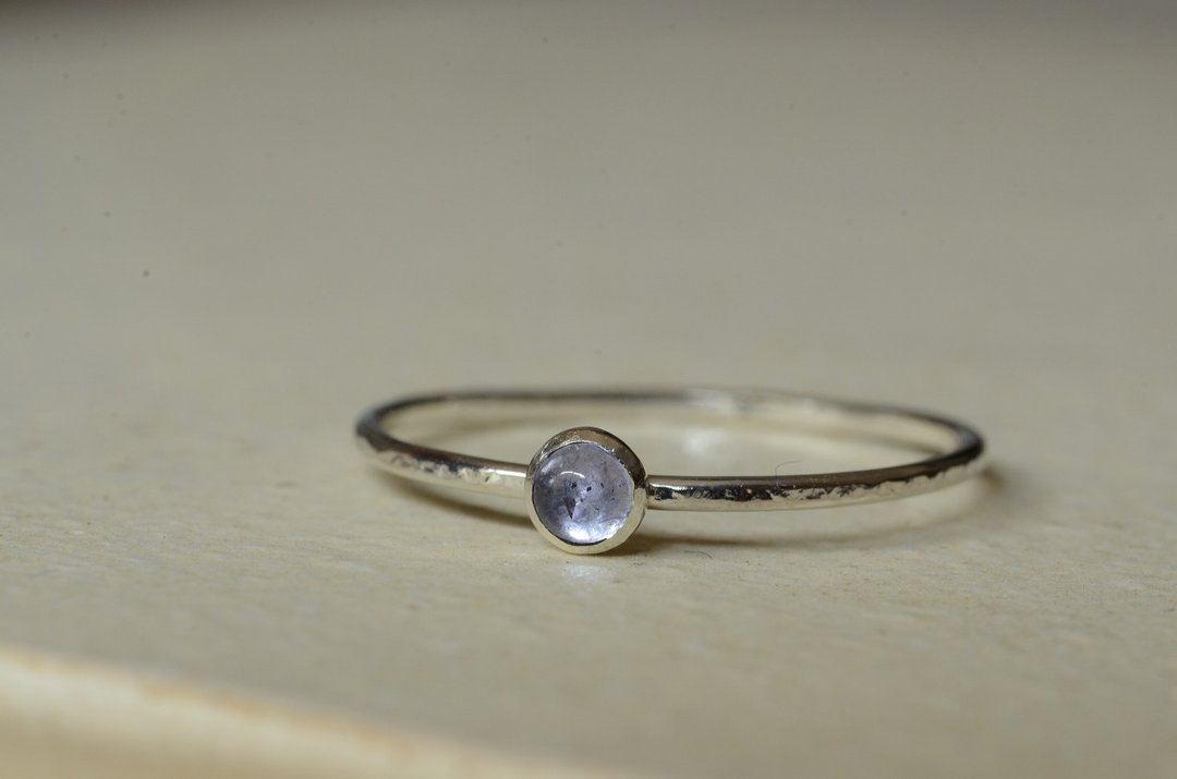 a smaller silver story　Tanzanite - 戒指 - 其他金属 蓝色