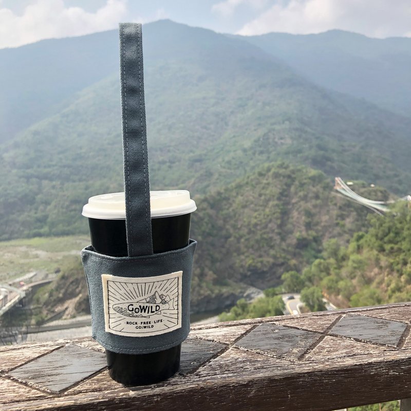 Go:wild 够野│环保帆布饮料袋 环保杯套/饮料提袋/杯袋/手摇杯袋 - 手提包/手提袋 - 棉．麻 