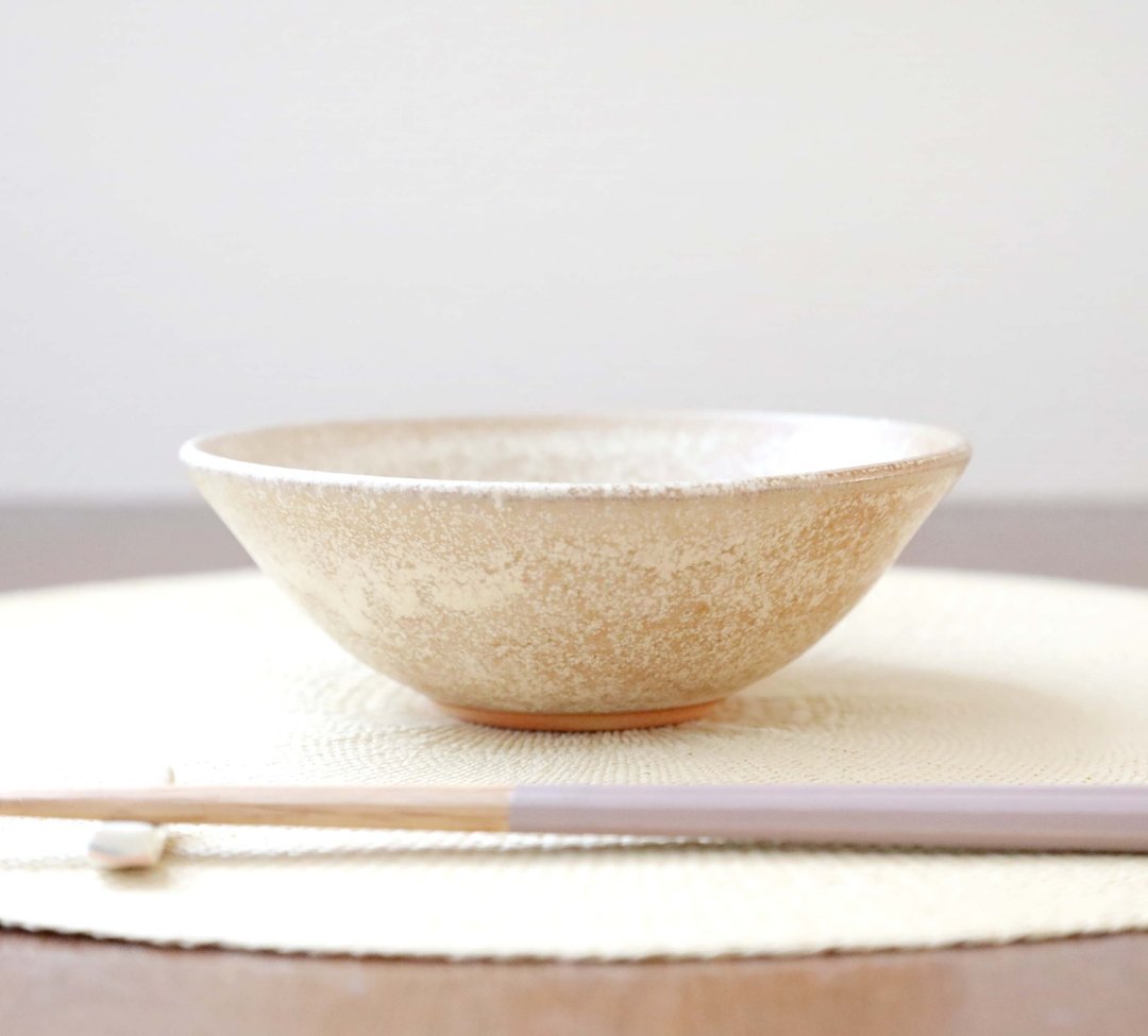 水晶釉饭碗，带着泥土的香气 - 碗 - 陶 卡其色