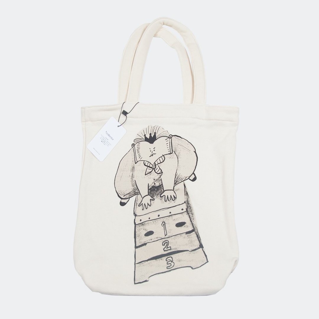Book King Vaulting Box Sweat Tote Bag Tcollector - 其他 - 棉 白色