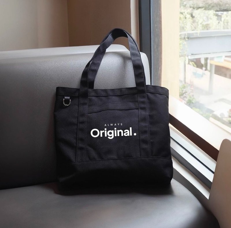 Essala 帆布托特包 - 手提包/手提袋 - 其他材质 黑色