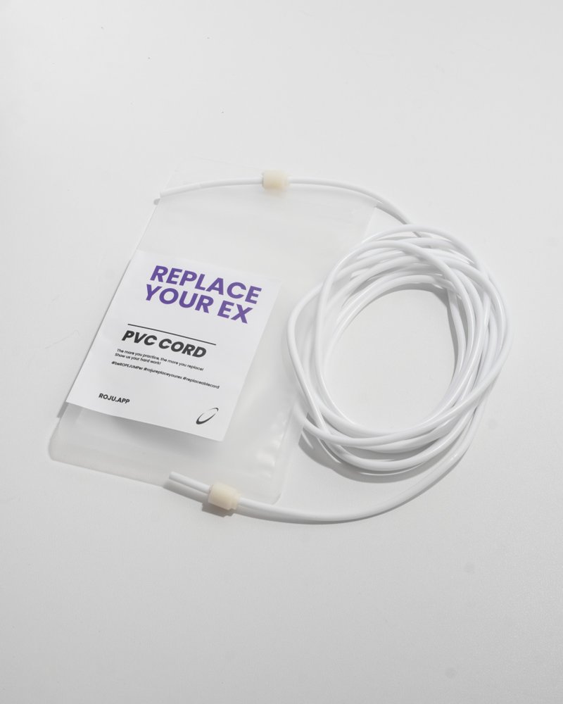 【RYE】跳绳 速度绳 替换PVC绳 (白) - 运动配件 - 塑料 白色