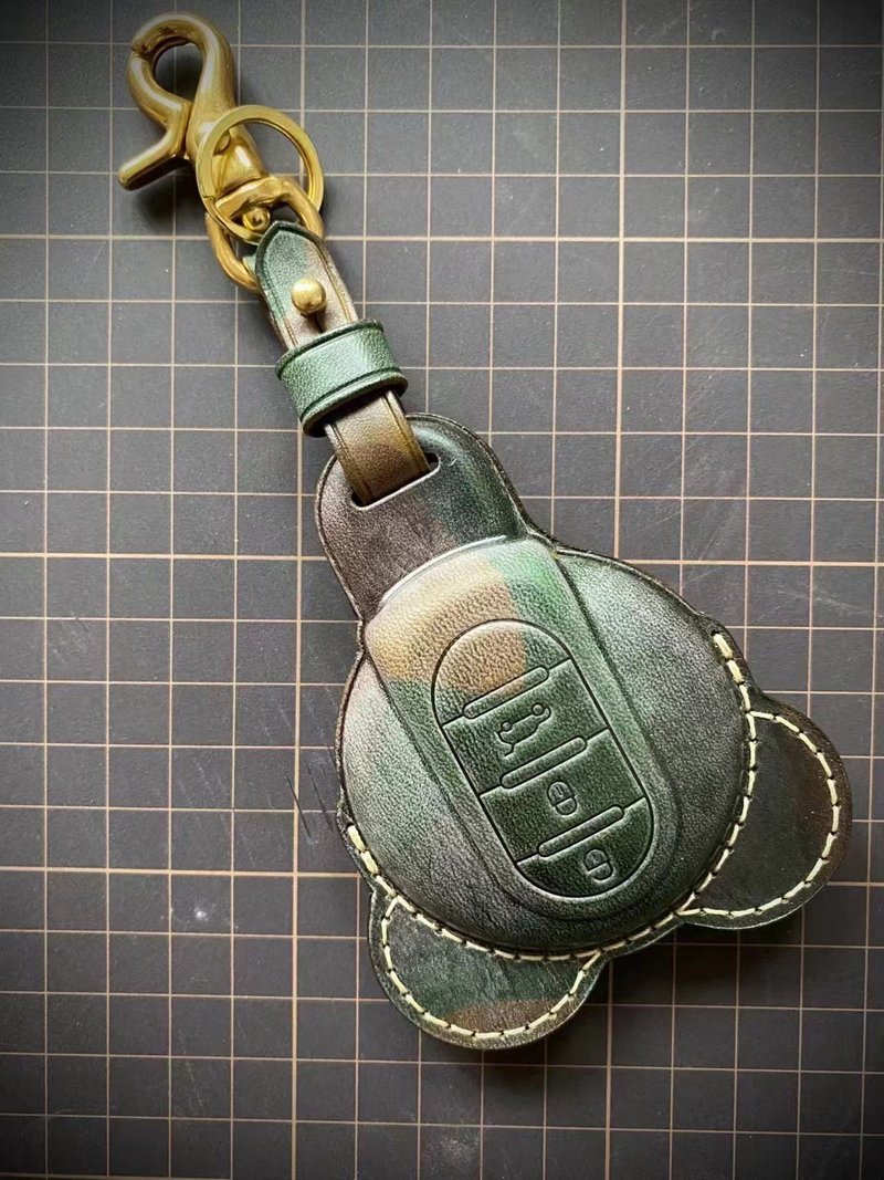 宝马mini钥匙套迷你countryman壳cooper车钥匙包f54f55f56F60手工 - 其他 - 真皮 