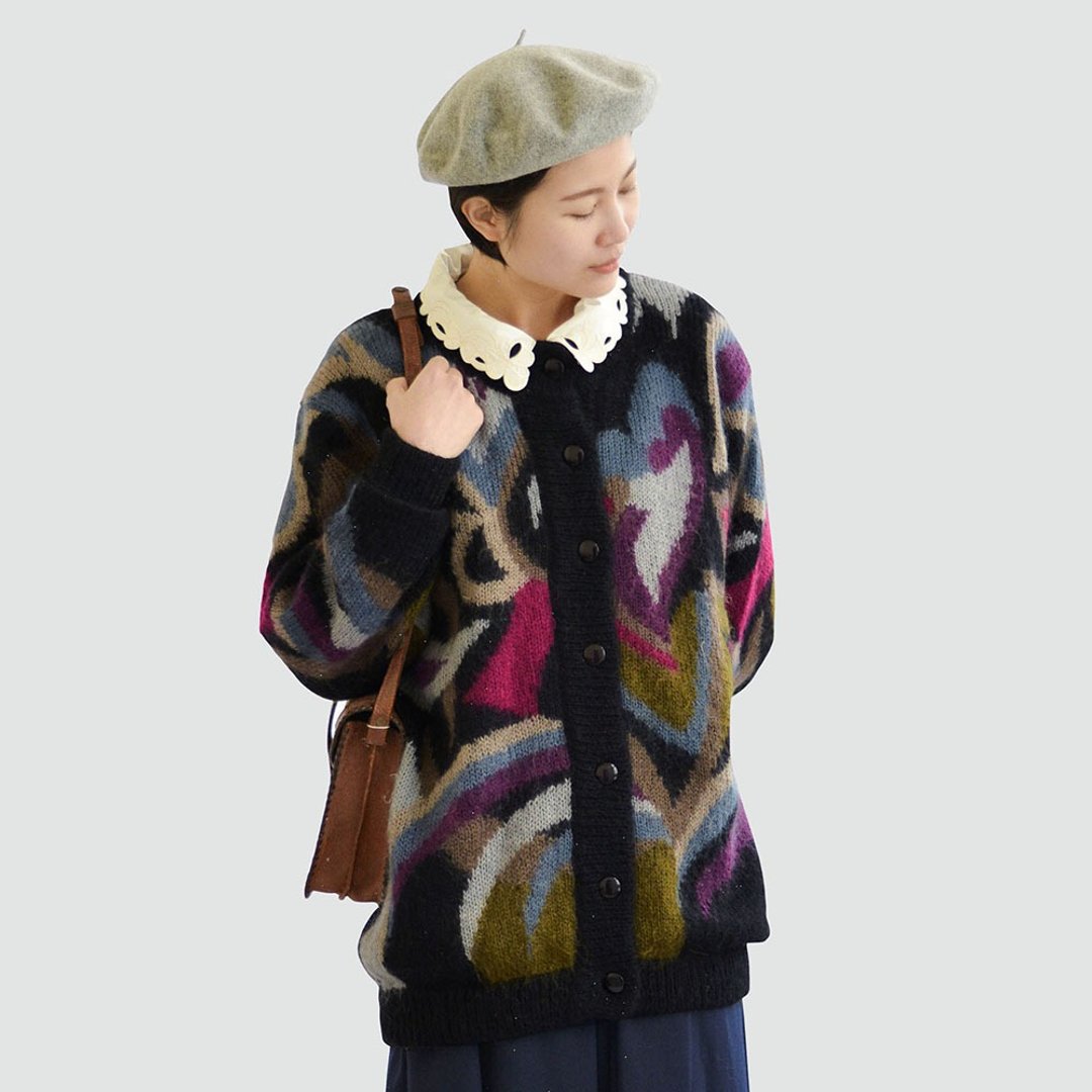 川影  |  古着毛衣外套 - 女装针织衫/毛衣 - 其他材质 