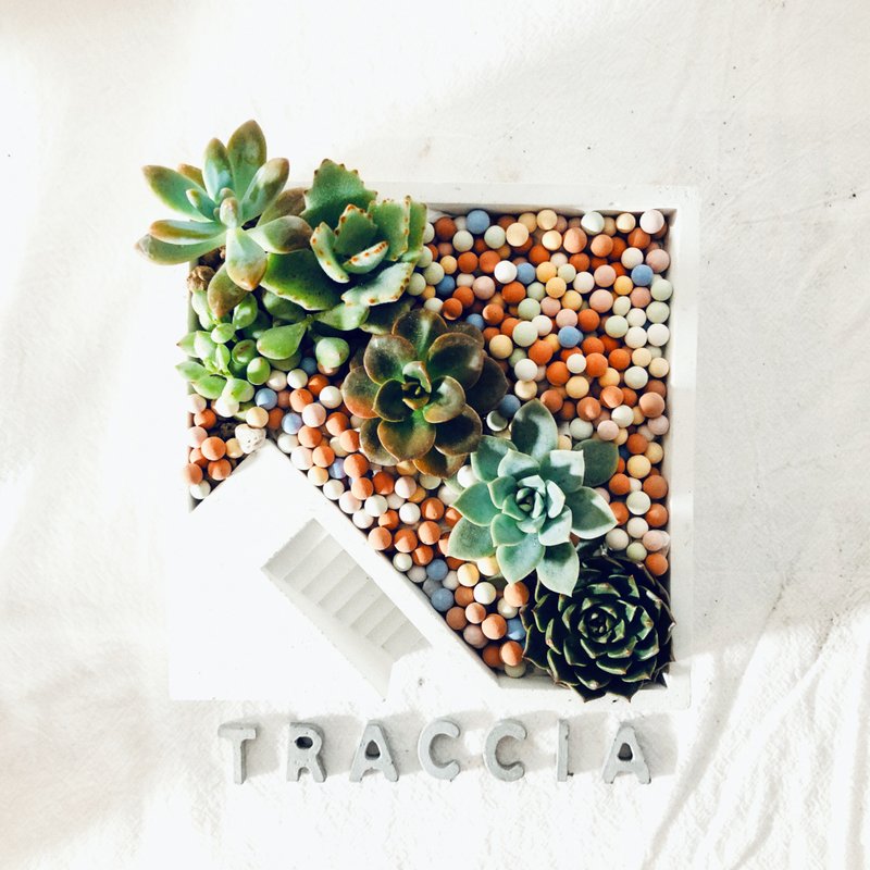 迷你水泥字母 - 摆饰 - 水泥 灰色