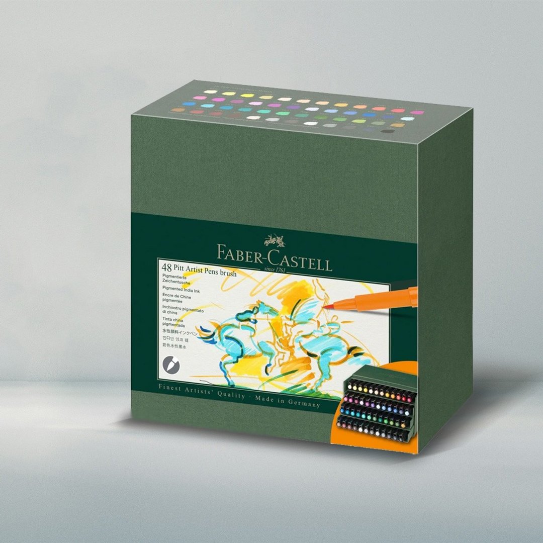 【Faber Castell】PITT 艺术笔精装版套组 48 色 (原厂正货) - 其他 - 其他材质 多色