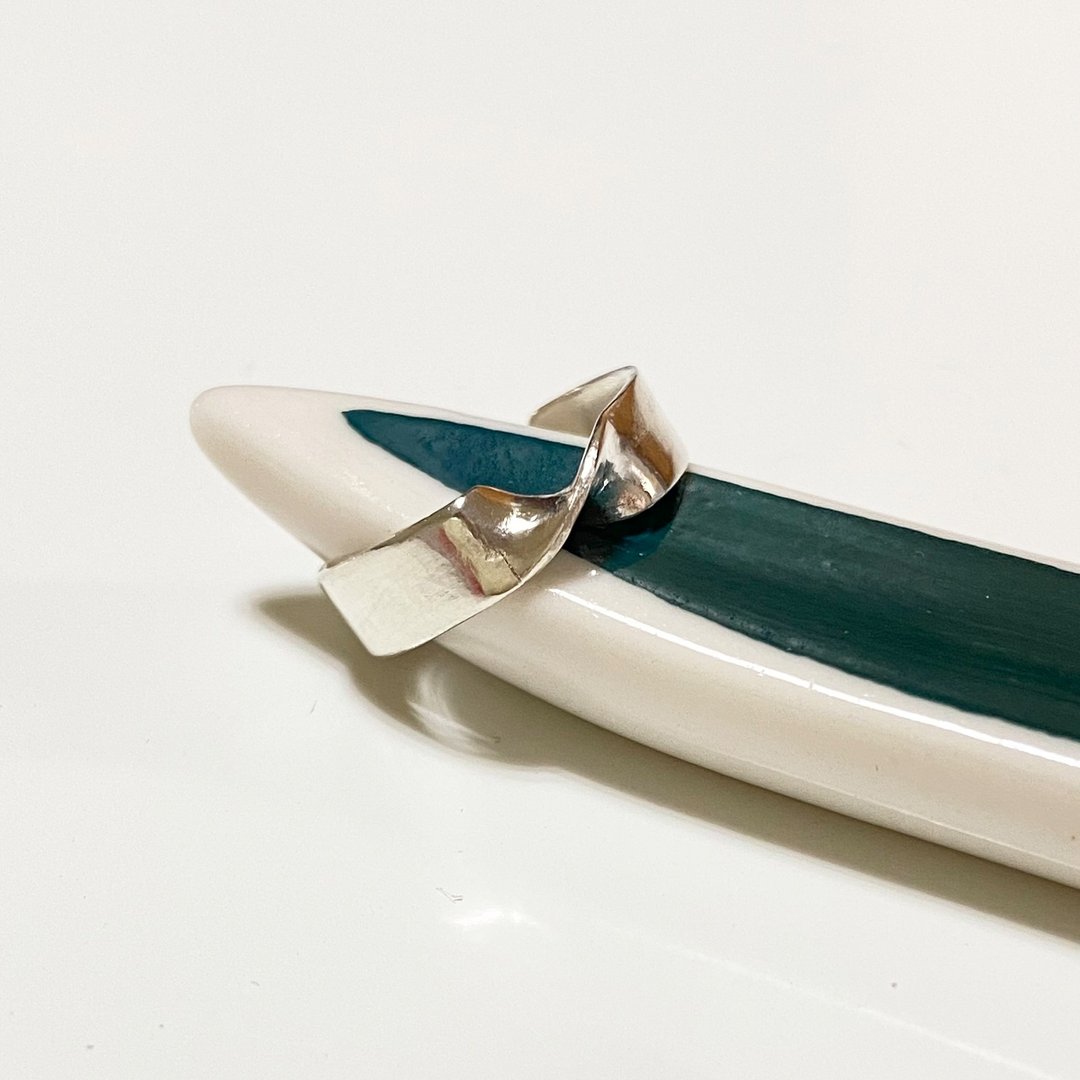 莫比乌斯尾戒 Mobius ring - 戒指 - 纯银 