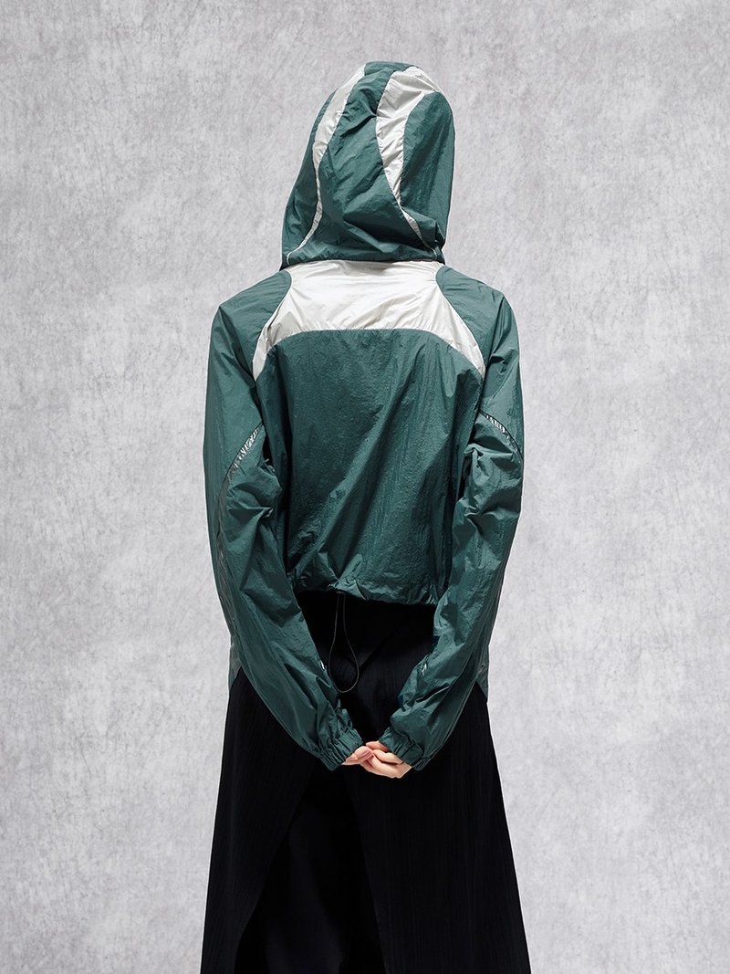 【忍】披风斗篷拼接结构/防风防晒皮肤衣 - 男装外套 - 棉．麻 多色