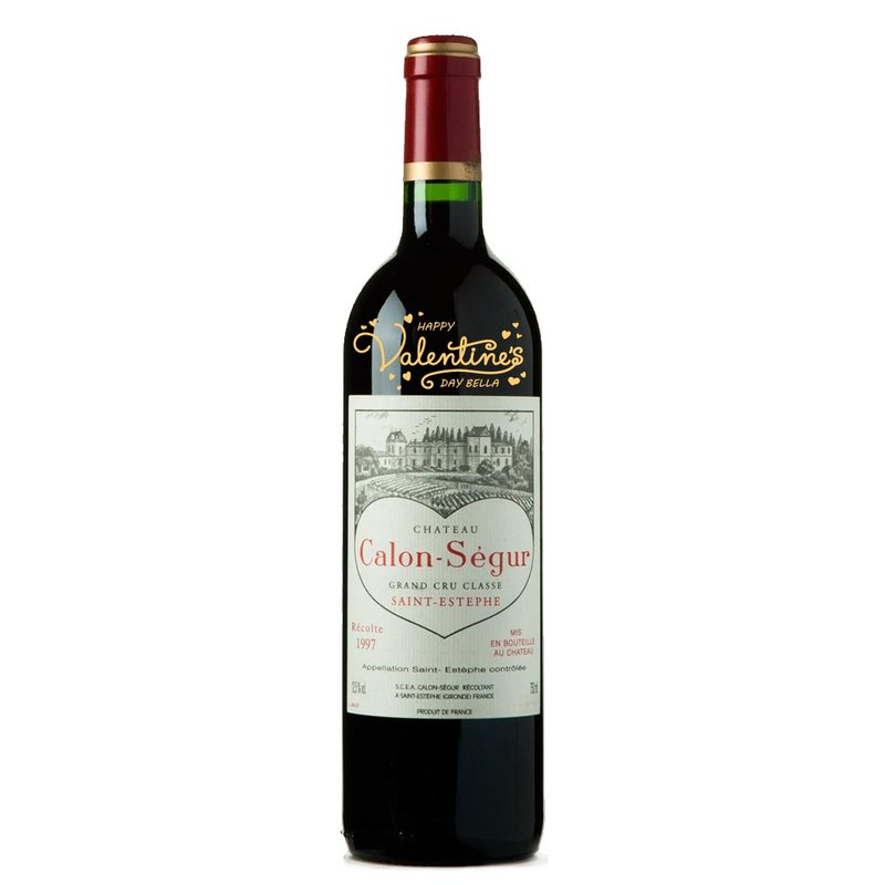 Calon Seaur定制化 | 2024 Valentine's Day 主题文字雕刻红酒 - 酒类 - 玻璃 