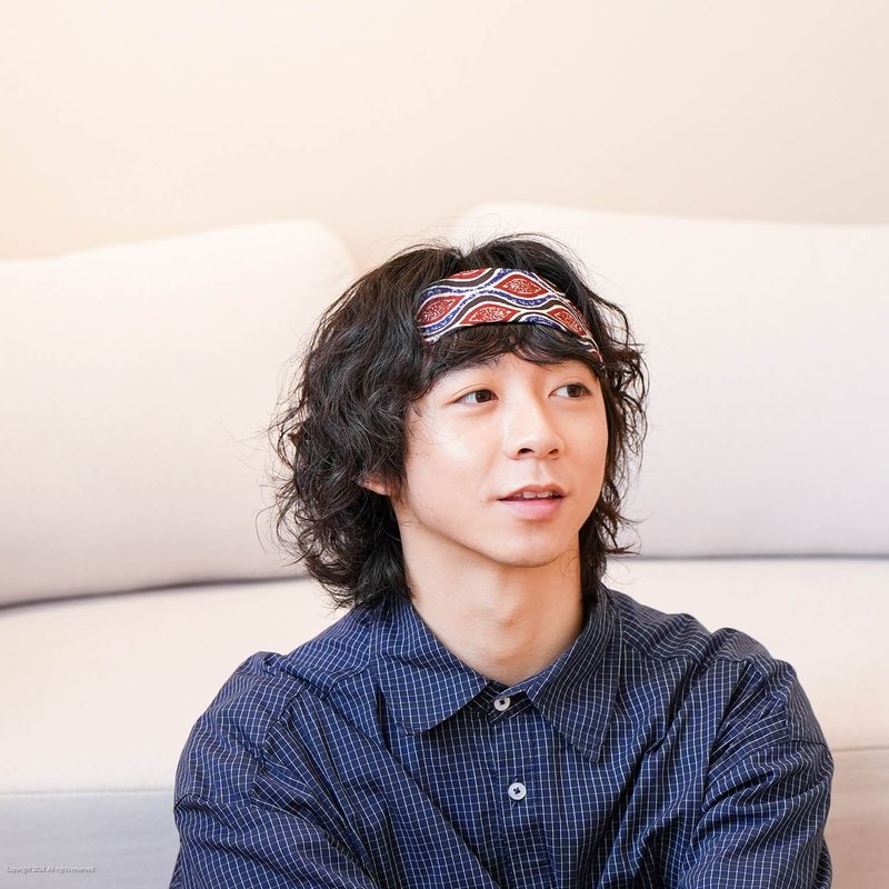 男生 / 发带 / 非洲图腾 / 夏日必备 / 东京限定 - 发带/发箍 - 棉．麻 蓝色