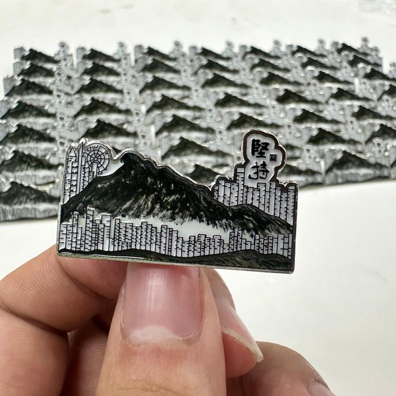 【襟章 - 手绘图画】塞拉利昂 - 胸针 - 其他金属 多色