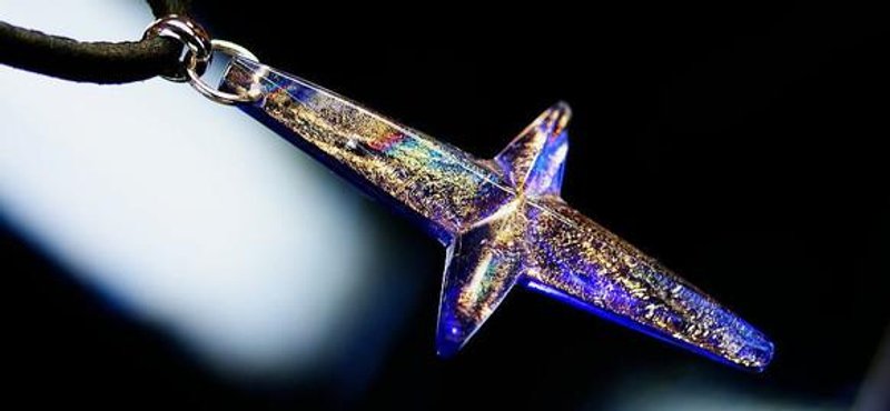[Made to order] Great cross star - 项链 - 其他金属 