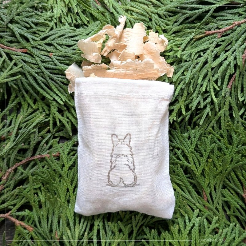 青森火叶香囊 4/8个装 森林气息的香氛与声音体验 - 露营用品 - 棉．麻 白色