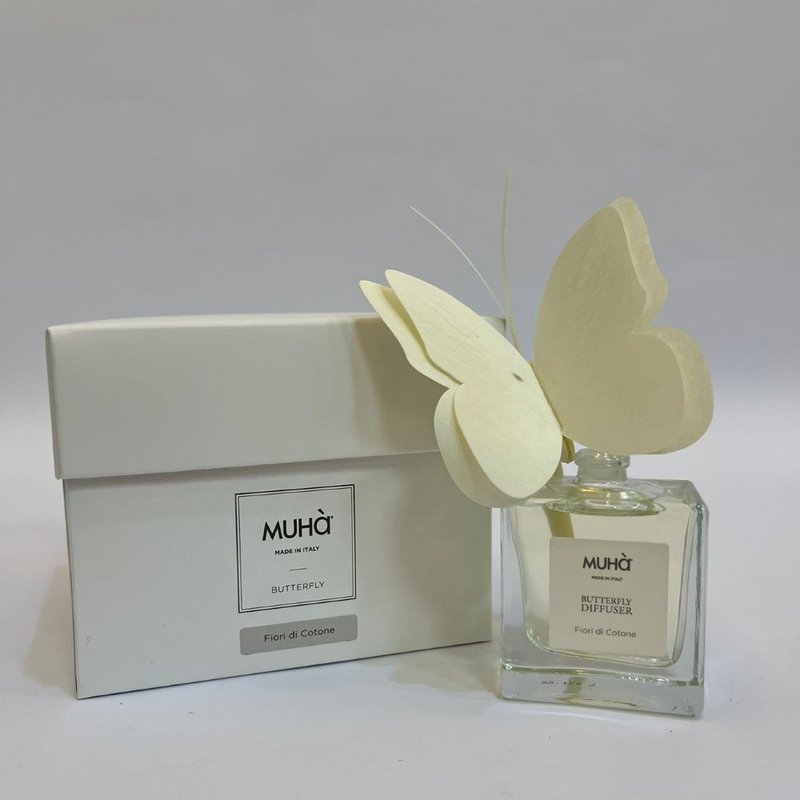 MUHà穆哈香氛 白蝴蝶-晨光暖棉 50ml - 香薰/精油/线香 - 精油 白色