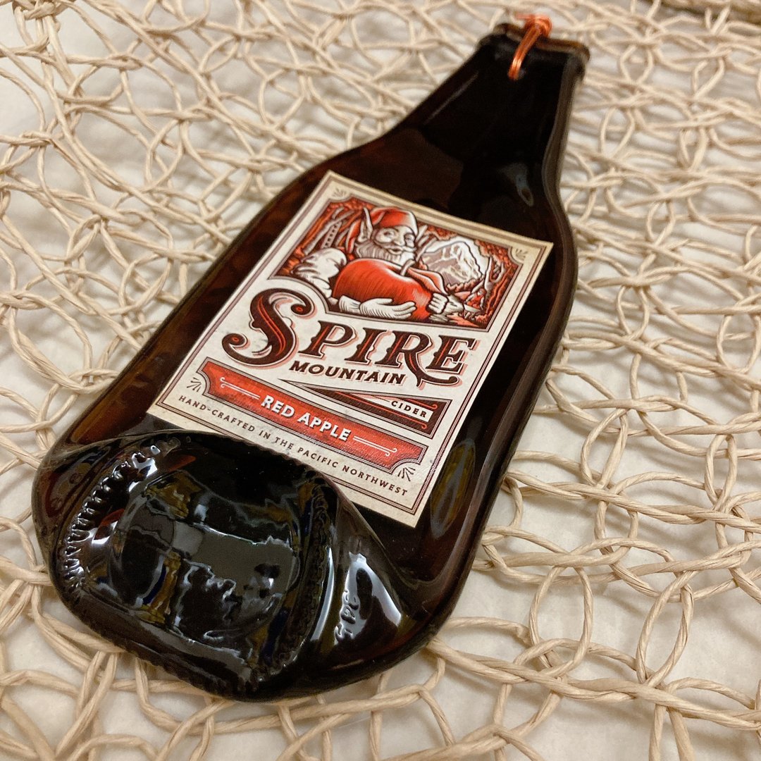 圣诞礼物 圣诞老公公啤酒瓶吊饰 壁挂装饰 - 摆饰 - 玻璃 