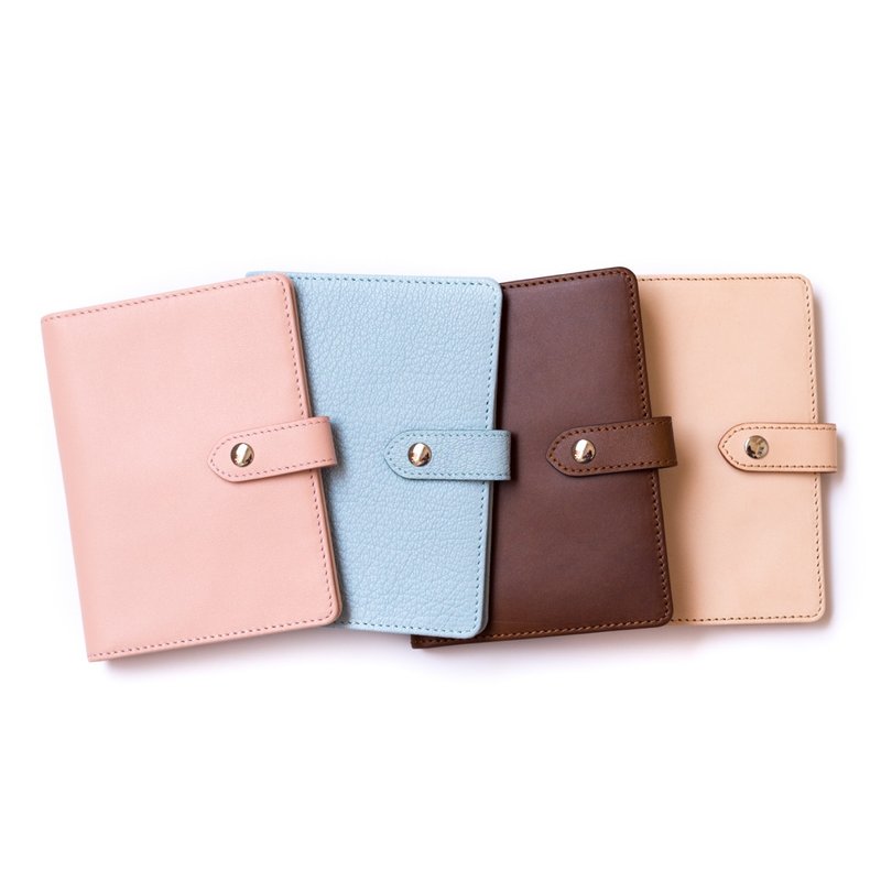 Vanessa 护照夹 免费压印 自选配色 - 护照夹/护照套 - 真皮 多色