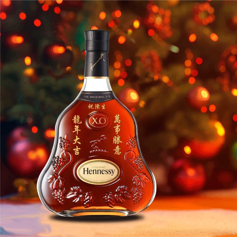 2024 CNY Gifts|订制雕刻轩尼诗 X.O  文字雕刻 定制化礼物 新 - 酒类 - 玻璃 