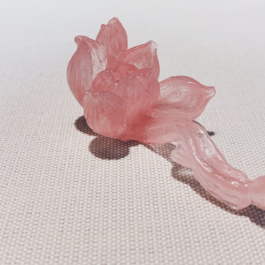 琉璃 莲花 茶枕 香插 - 茶具/茶杯 - 琉璃 