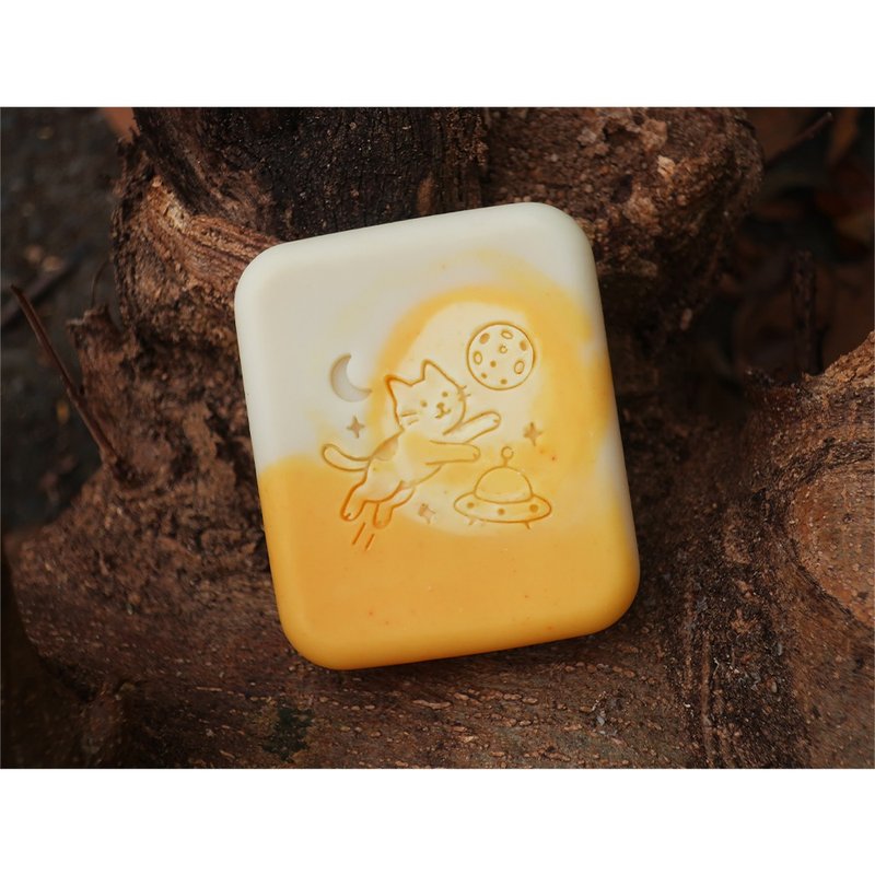 【皂章A120】星球猫 手工皂 压克力印章 - 蜡烛/香氛/手工皂 - 压克力 