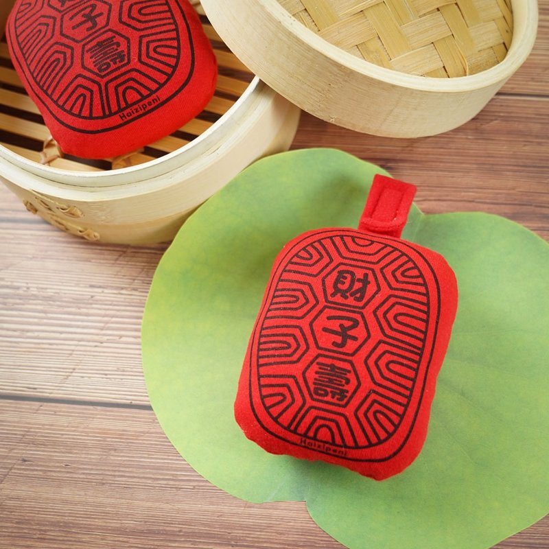 红龟粿啾啾安抚娃娃 - 玩具/玩偶 - 棉 红色