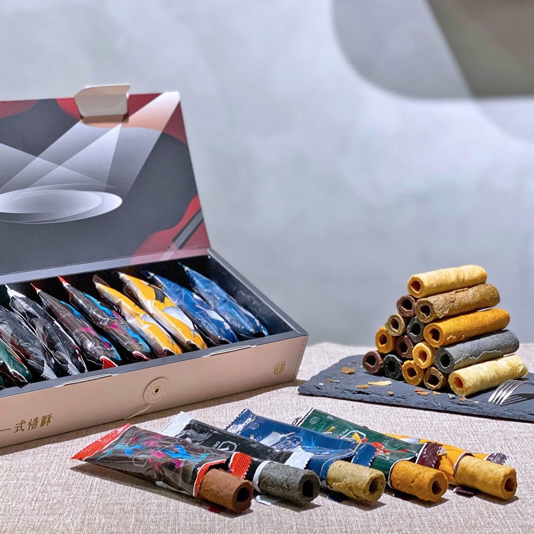 港澳专区【谷溜谷溜】一式情酥蛋卷 礼盒组 | 蛋卷 零食 台湾蛋卷 - 零食/点心 - 纸 多色