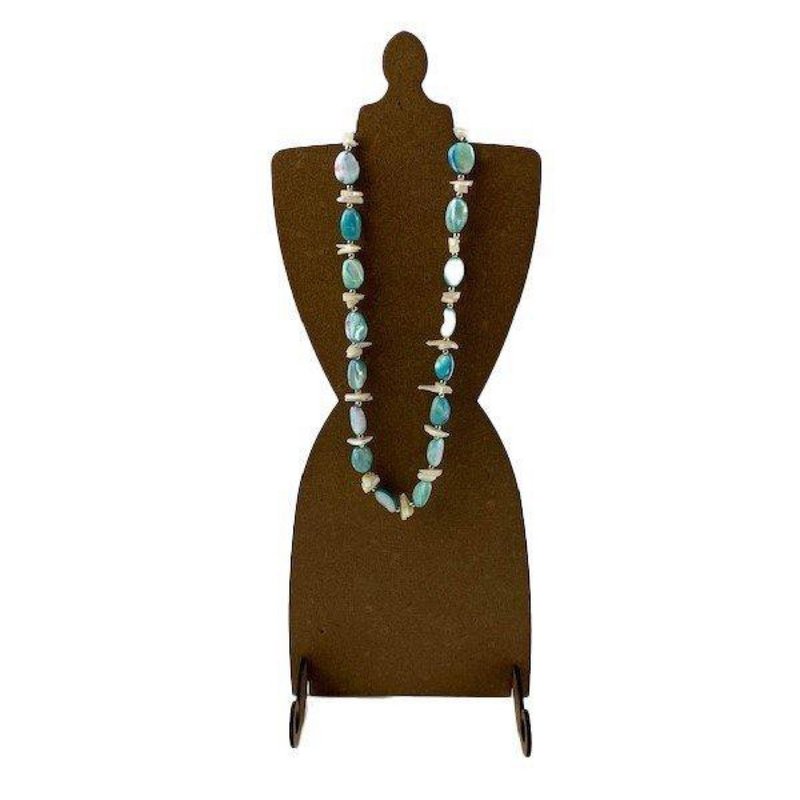 Necklace Stand Tight Skirt M - 收纳用品 - 木头 咖啡色