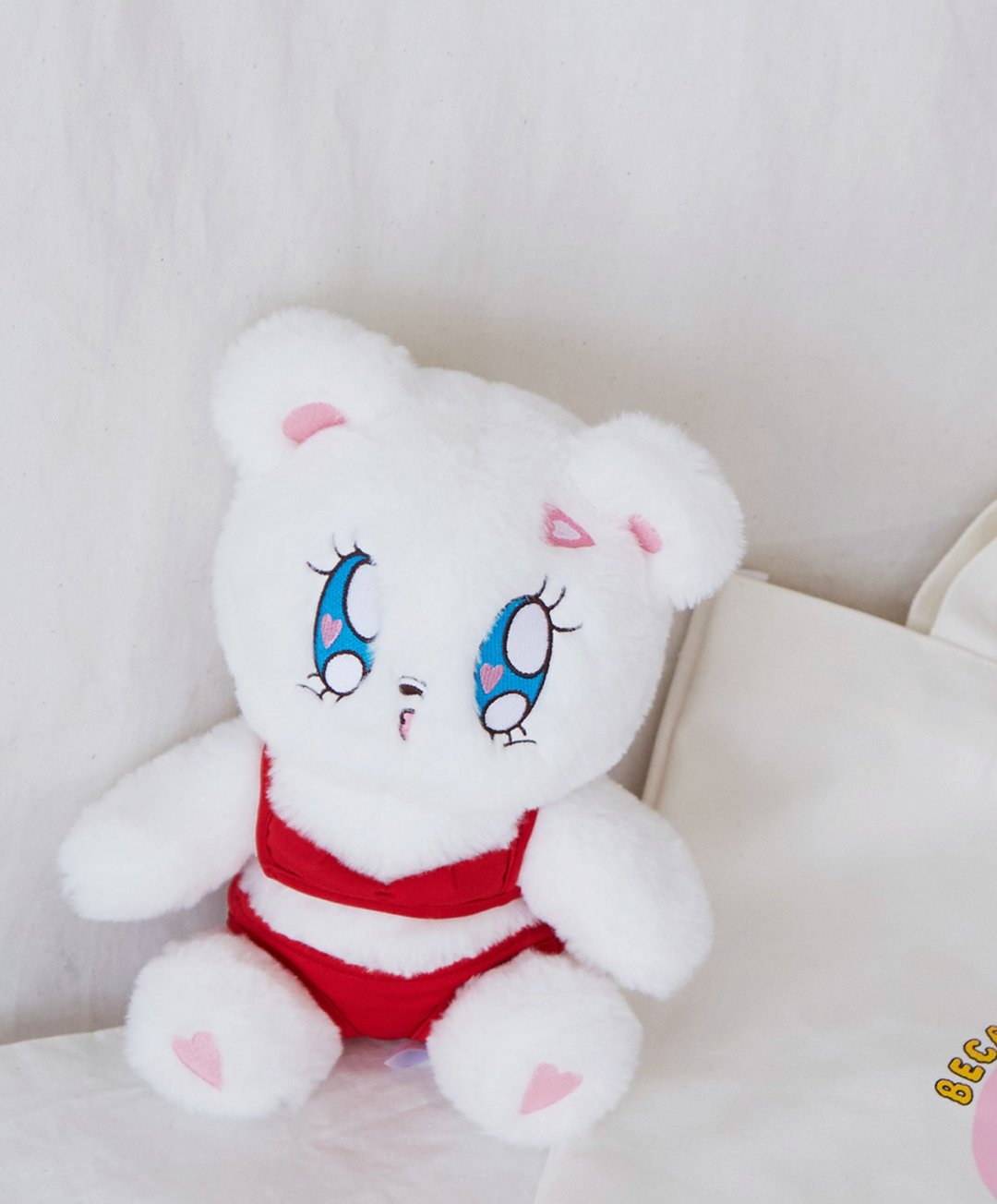 Beca Bear 28cm Doll (red bikini) - 玩偶/公仔 - 其他材质 白色