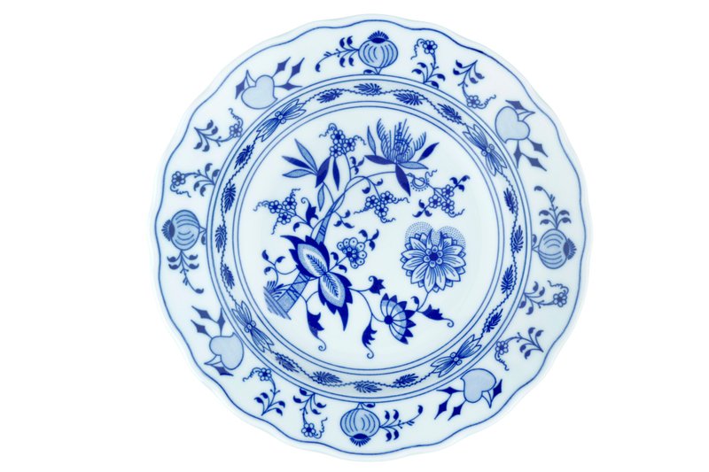 布拉格高堡经典圆浅盘-24CM / 新婚礼物 / 新居 - 盘子/餐盘/盘架 - 瓷 白色