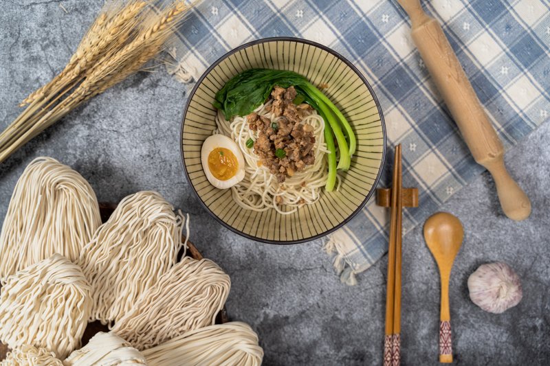 【快速出货/包邮】台南关庙面(共4盒/每盒1200公克) - 面/面线/米粉 - 其他材质 橘色