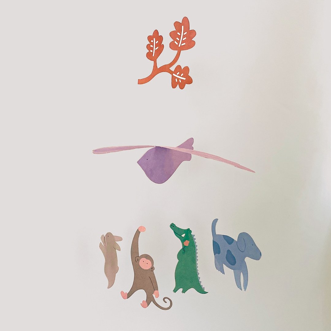 动物宝宝快乐 - 满月礼盒 - 纸 多色