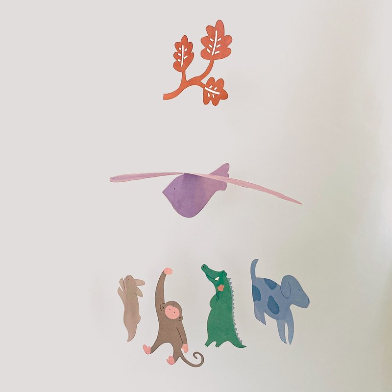 动物宝宝快乐 - 满月礼盒 - 纸 多色