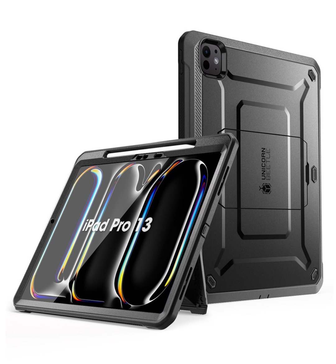SUPCASE iPad Pro 13 寸 (2024) UB Pro 笔槽防摔壳 - 手机座/防尘塞 - 塑料 