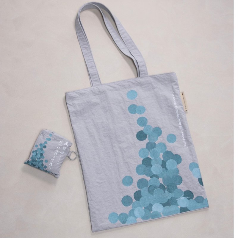 都有时x艺术家知恩Alice I 及时雨 A Timely Blessing收纳购物袋 - 侧背包/斜挎包 - 防水材质 