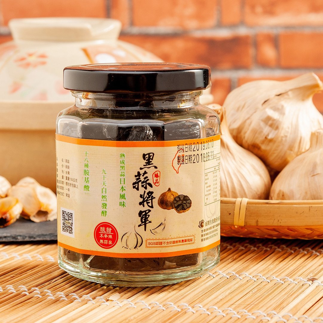 黑蒜将军云林顶级养生黑蒜仁(4罐组) - 零食/点心 - 浓缩/萃取物 
