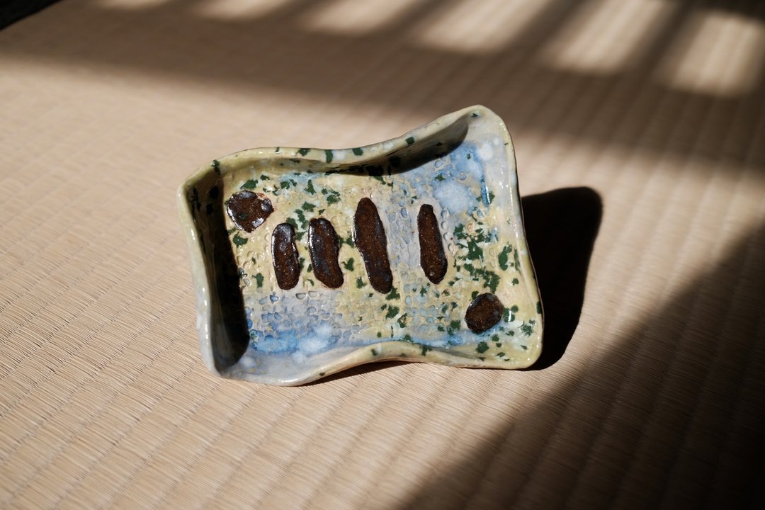 贴花小盘子/置物盘/肥皂盘 - 盘子/餐盘/盘架 - 陶 多色