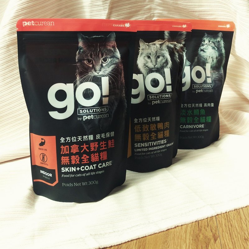 【猫主食】go! 猫咪天然粮300克(100克3包替代出货)  猫饲料 - 猫罐头/鲜食 - 新鲜食材 橘色