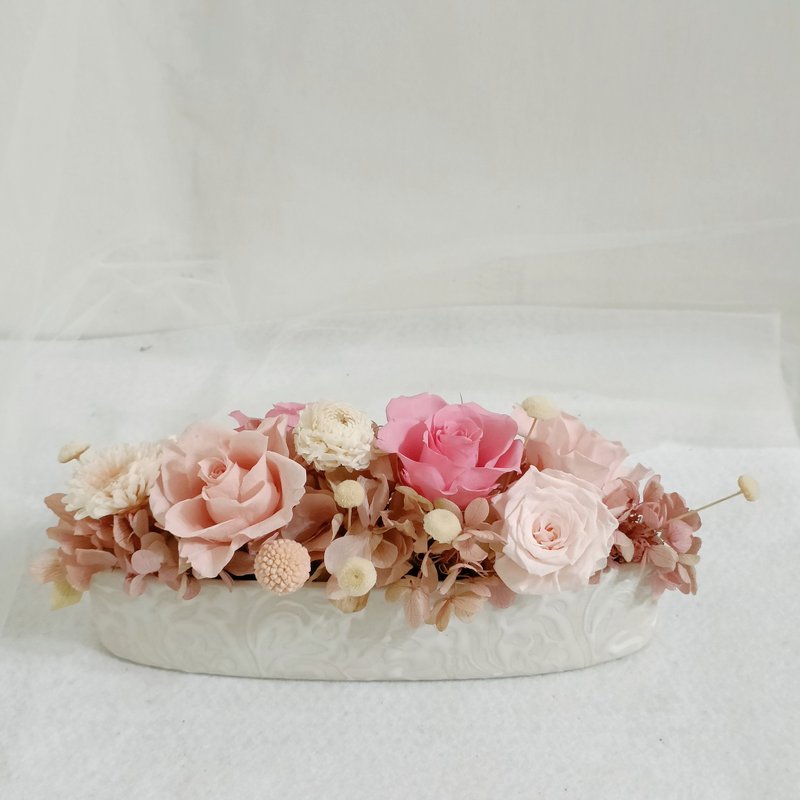 毕业花束礼物乘风破浪姐姐 永生康乃馨玫瑰盆花 开幕升迁退休七夕 - 干燥花/捧花 - 植物．花 多色