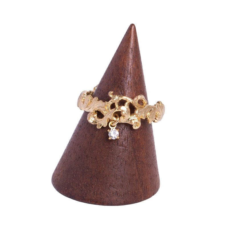 鼠尾草环 鼠尾草 - 戒指 - 其他金属 金色