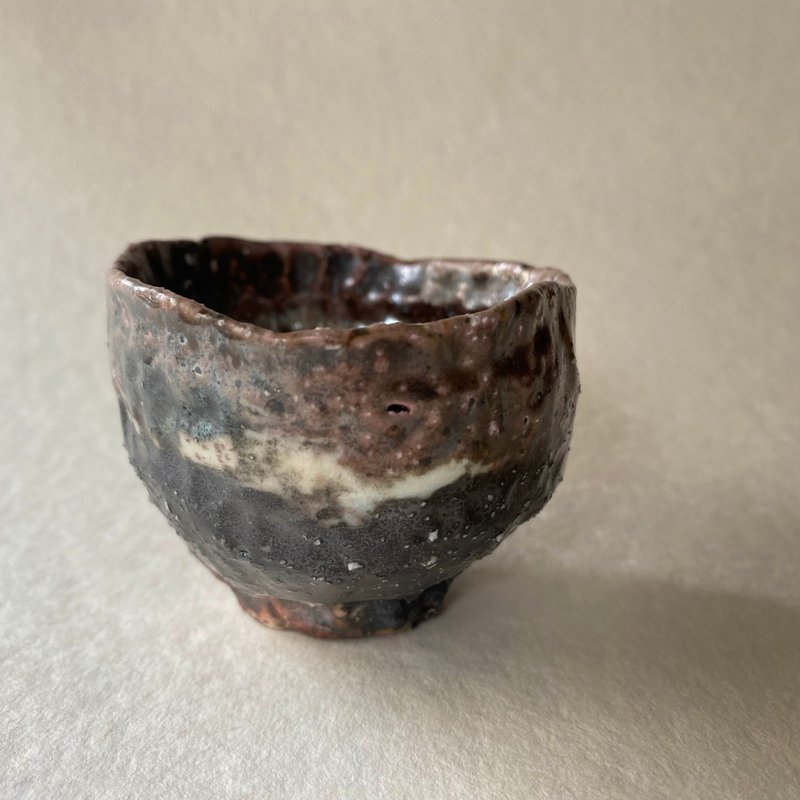 陶/柴烧/绞胎/经典三色小杯/附木盒 - 茶具/茶杯 - 陶 粉红色