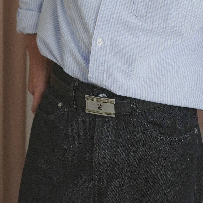 【金安德森】自动扣牛皮皮带KA-7298-E - 皮带/腰带 - 真皮 黑色