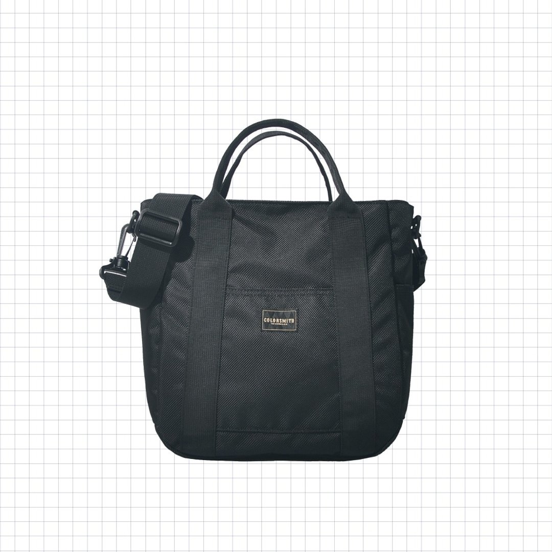 BJ2 多口袋三用包 BJ2-2207-BK【 台湾原创品包包品牌】 - 手提包/手提袋 - 尼龙 黑色