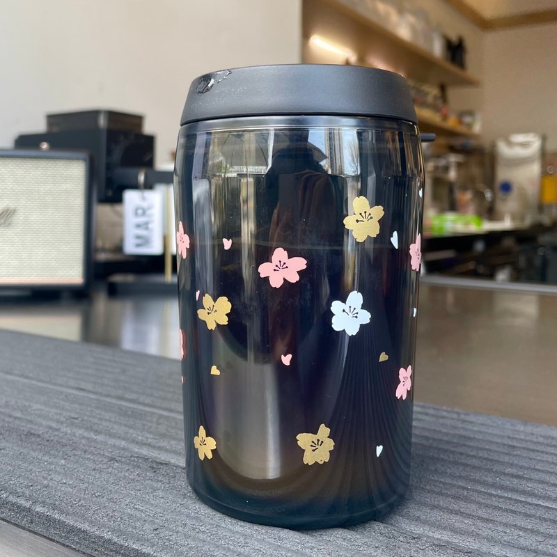 限量春日新品  樱花组合 JAZZ 350ml 咖啡杯+ GIANT 1000ml提手樽 - 水瓶/水壶 - 塑料 多色