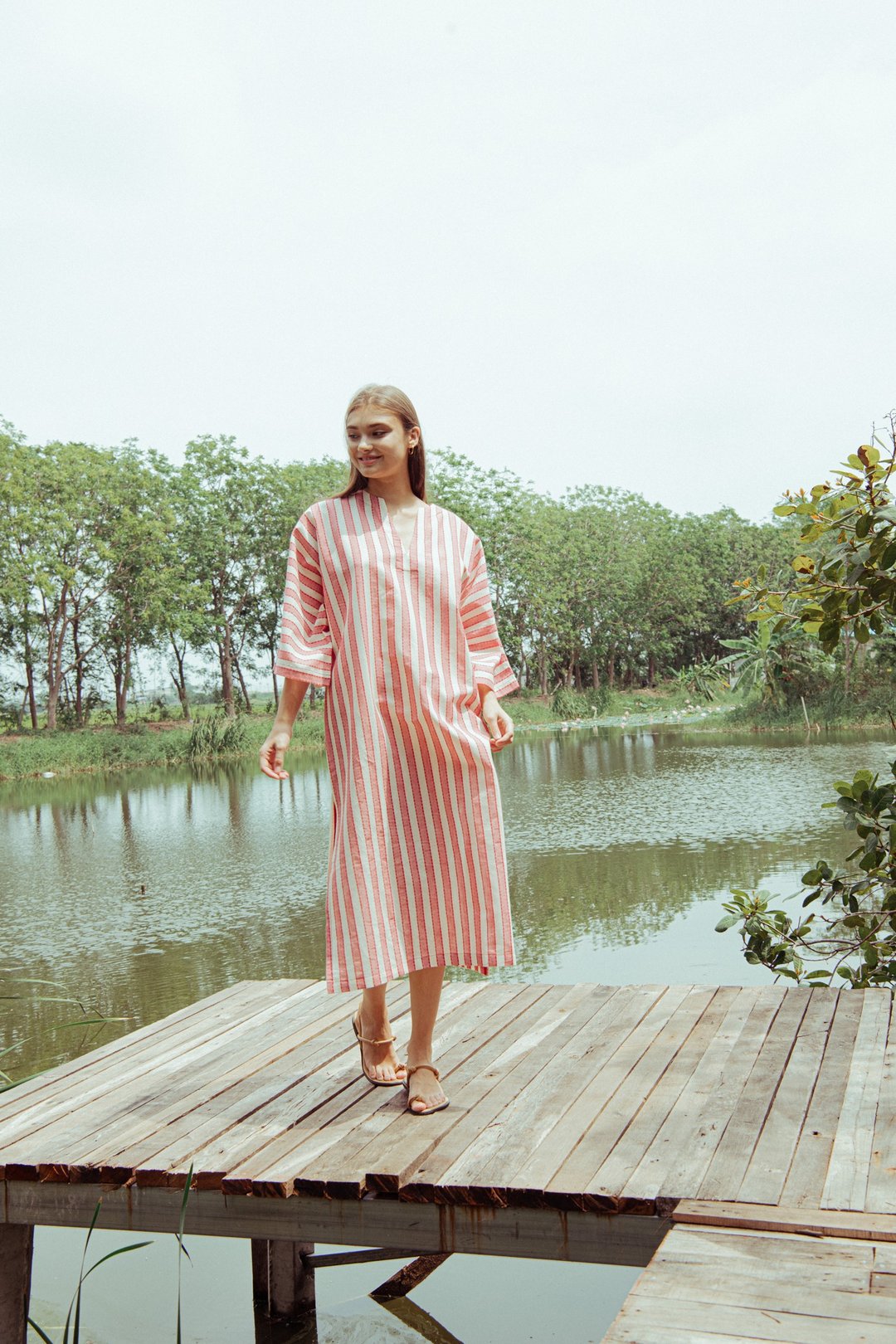 Bayday | BALI DRESS | Red Maple - 洋装/连衣裙 - 其他材质 