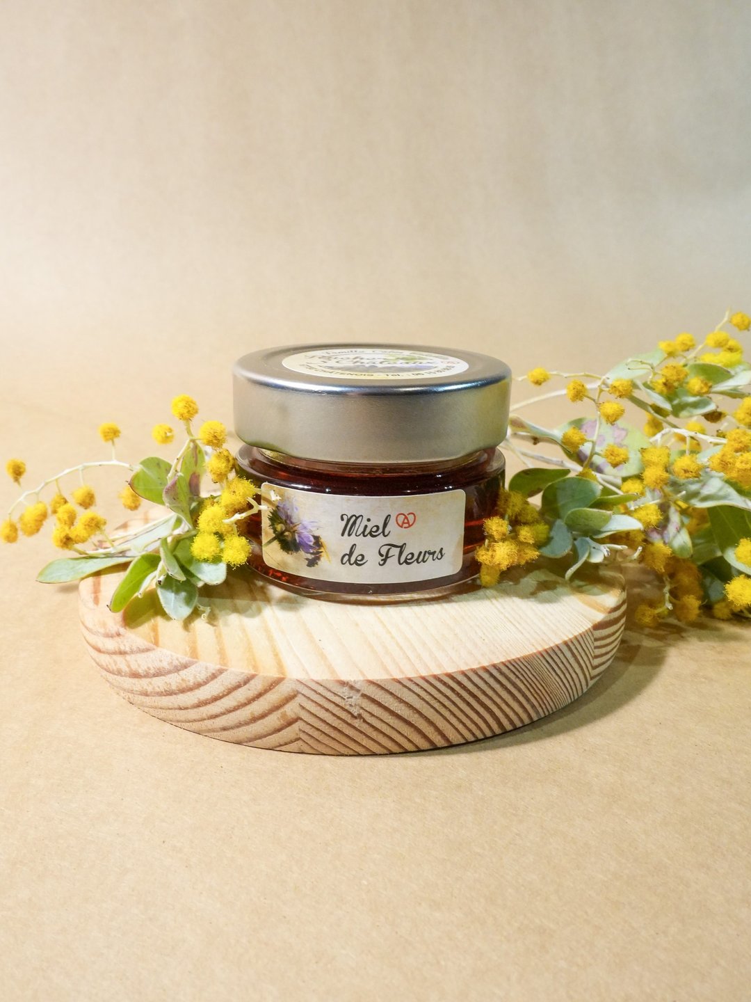法国进口 阿尔萨斯I.G.P.原产地认证百花蜂蜜 50g - 蜂蜜/黑糖 - 玻璃 
