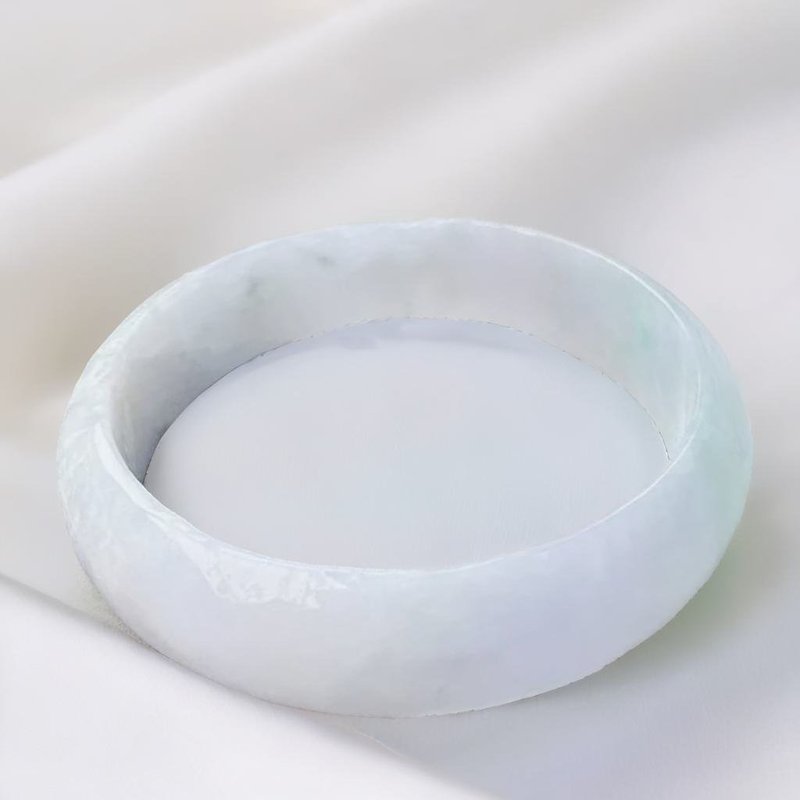 春带彩翡翠宝宝镯 | 14围 |天然缅甸玉翡翠A货 | 送礼 - 手链/手环 - 玉石 多色