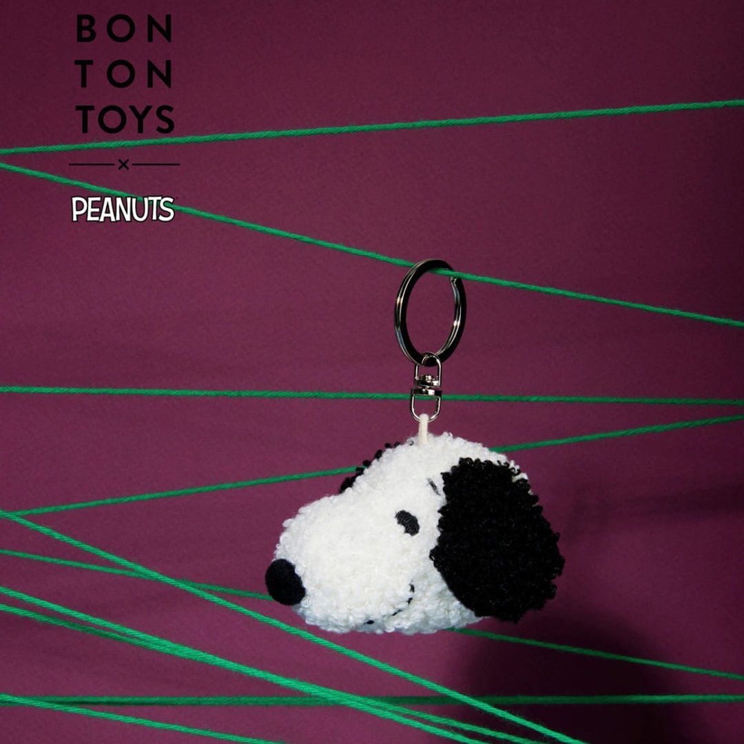 【Pinkoi线下活动预购】BON TON TOYS史努比环保填充钥匙圈-4.5cm - 钥匙链/钥匙包 - 聚酯纤维 多色