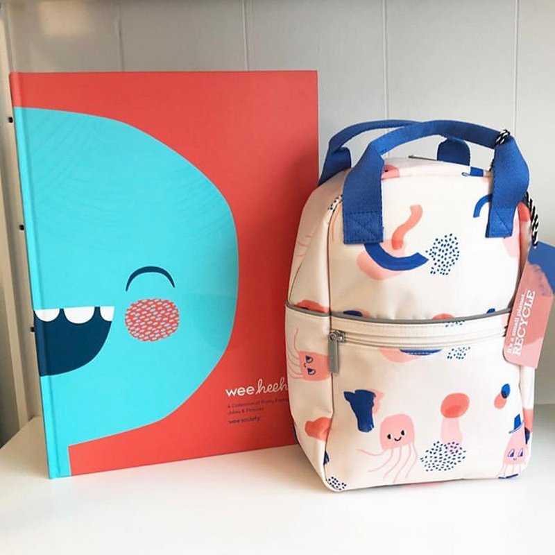 荷兰Petit Monkey环保缤纷章鱼小童背包-L号  后背包 - 满月礼盒 - 其他材质 