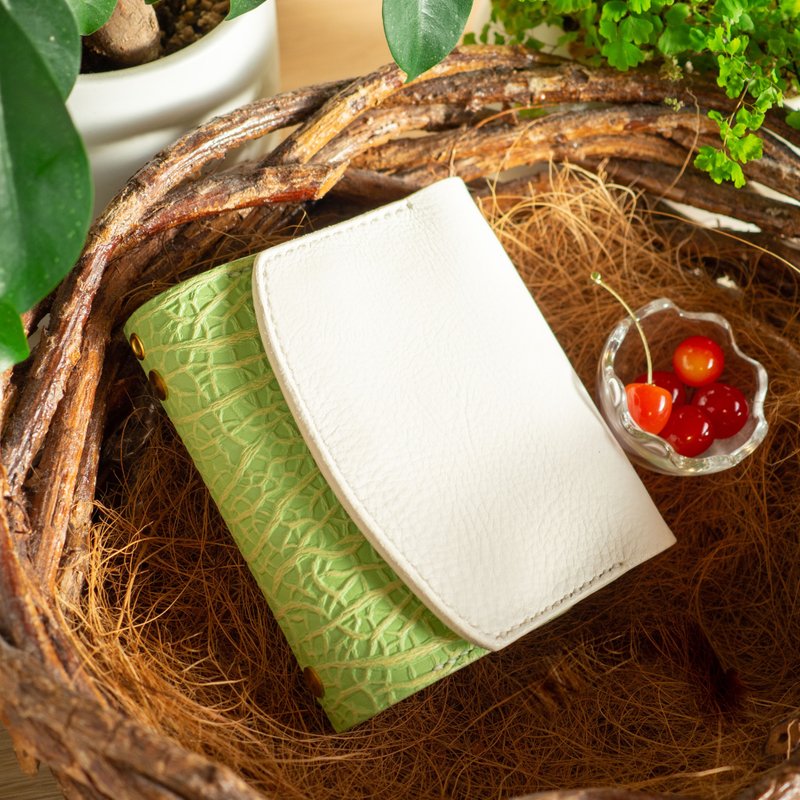 奶油苏打×M5笔电保护套（微型5孔/迷你5孔） - 笔记本/手帐 - 真皮 绿色