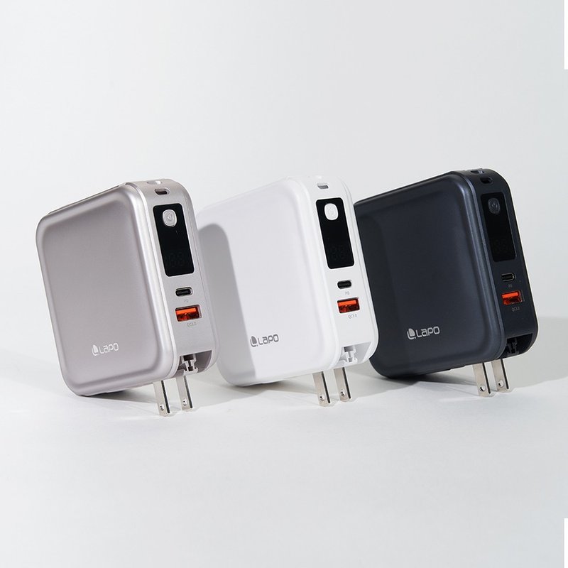 LaPO 超进化八合一 10000mAh 无线快充行动电源 (WT-08) 有标示wh - 充电宝/传输线 - 其他金属 